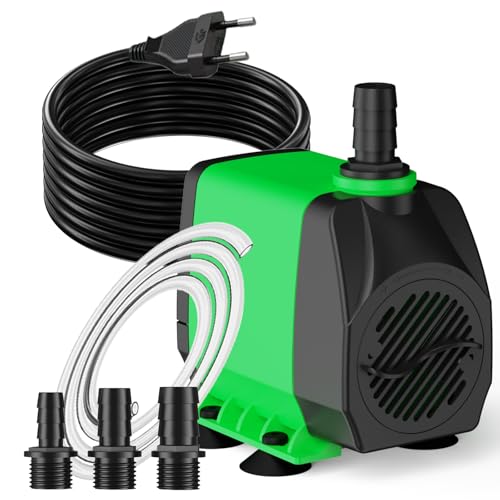Springbrunnenpumpe 60W 3000L/H Teichpumpe Mit 3m Extra-Langes Kabel Schutz vor Überhitzung Funktion Ultra Leise Aquariumpumpe Wasserpumpen für Brunnen, Hydroponik-Systeme, Submersible Tauchpumpe Springbrunnenpumpe 60W 3000L/H Teichpumpe Mit 3m Extra-Langes Kabel Schutz vor Überhitzung Funktion Ultra Leise Aquariumpumpe Wasserpumpen für Brunnen, Hydroponik-Systeme, Submersible Tauchpumpe von Knifel