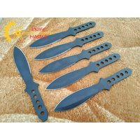 Handgemachte Carbon Stahl Werfen Messer Eine Menge Von 6 Stück von Knifemaster92