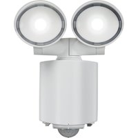 Knightsbridge - 230 v IP55 Twin Spot LED-Sicherheitsleuchte – Weiß – FL16AW von Knightsbridge