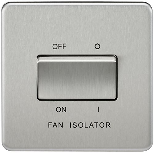 Knightsbridge Trennschalter für Ventilatoren, 10 A, 3-polig, ohne Schrauben, SF1100BC 24W, 230V von Knightsbridge