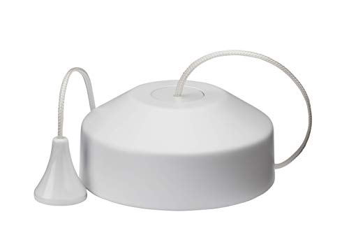 Knightsbridge 8300 MW 2-Wege-Lichtschalter mit Zugschnur, Mattweiß, 74,0 mm x 74,0 mm x 36,0 mm von Knightsbridge
