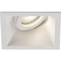 Knightsbridge - Dipa Single Tilt Square Anti-Glare Downlight Weiß - DIB1TSW von Knightsbridge