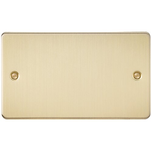 Knightsbridge FPAV8360BB 2-Gang Abdeckplatte, flach, Messing gebürstet Knightsbridge FPAV8360BB 2-Gang Abdeckplatte, flach, Messing gebürstet von Knightsbridge