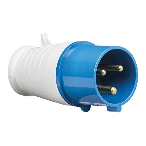Knightsbridge IN0011 Stecker, 2P+E, 240V, IP44, 32A, INAV0011. von Knightsbridge