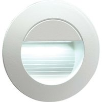 IP54 vertiefte runde LED-Führung für Innen / Außen / Treppen- / Wandleuchte Weiße led, 230V - Knightsbridge von Knightsbridge