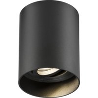 Knightsbridge - Oran Surface Tilt Round Downlight Schwarz - ORA1TRB von Knightsbridge