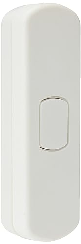 Knightsbridge SN81WH Kabeldimmer, quadratisch, Kunststoff, 1–60 W (1–25 W LED), Weiß von Knightsbridge