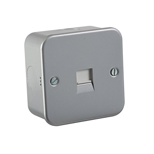 Knightsbridge m7av300 Metall Clad Telefon Master Socket – Silber von Knightsbridge