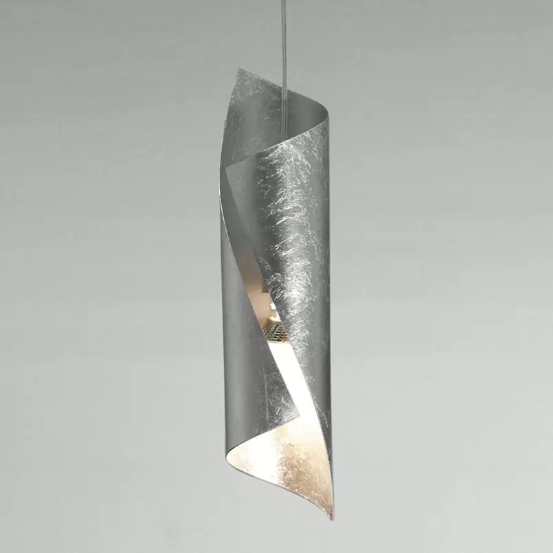 Knikerboker Hué Hängeleuchte Silber Einflammig Deckenleuchte Deckenlampe Leuc85 B-Ware Knikerboker Hué Hängeleuchte Silber Einflammig Deckenleuchte Deckenlampe Leuc85 B-Ware von Knikerboker
