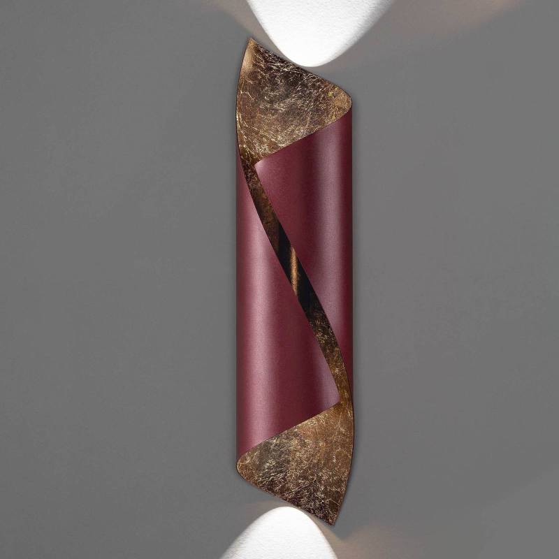 Knikerboker Hué Wandleuchte 54 cm rot/bronze Knikerboker Hué Wandleuchte 54 cm rot/bronze von Knikerboker