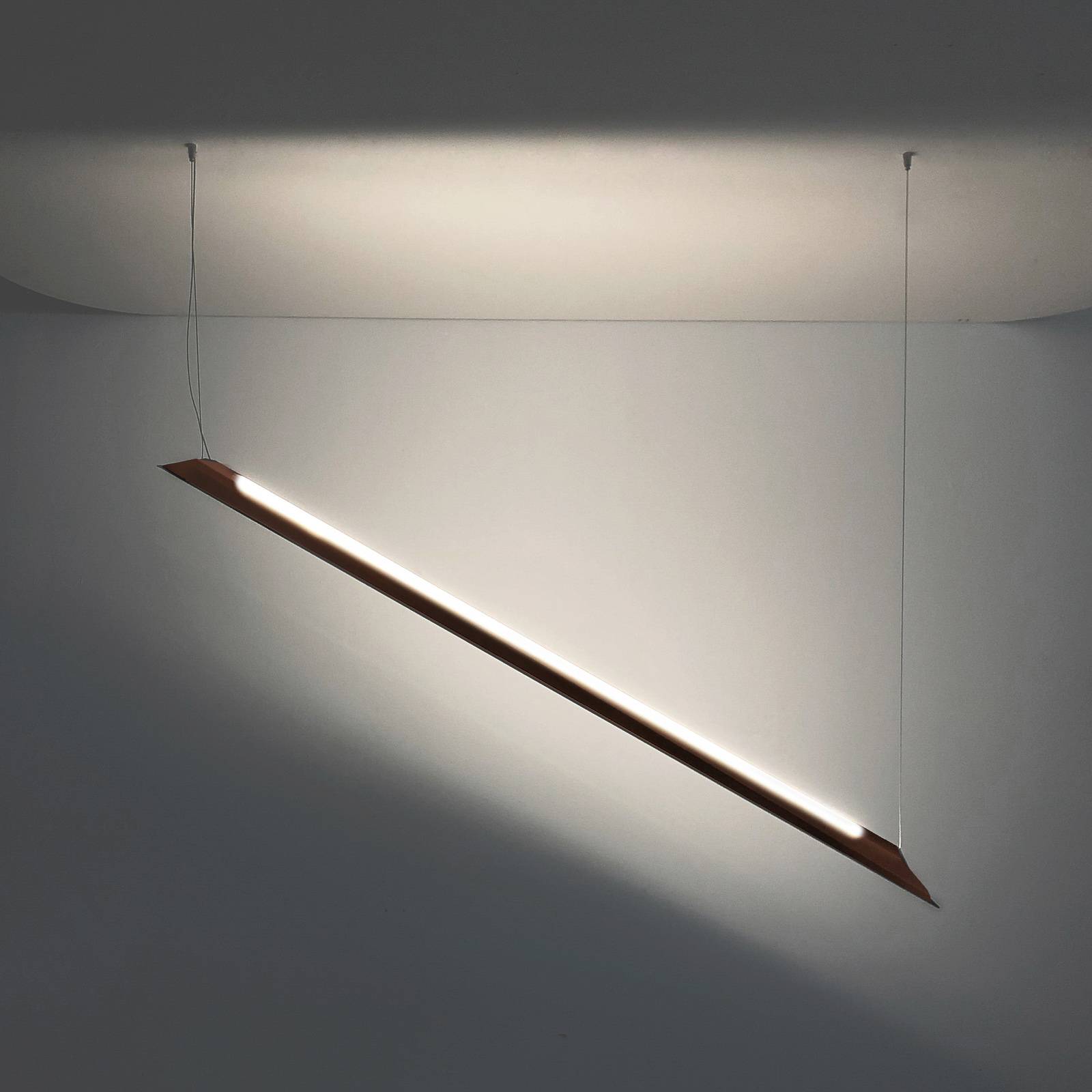 Knikerboker Schegge LED-Hängeleuchte 2-fl. ziegel Knikerboker Schegge LED-Hängeleuchte 2-fl. ziegel von Knikerboker