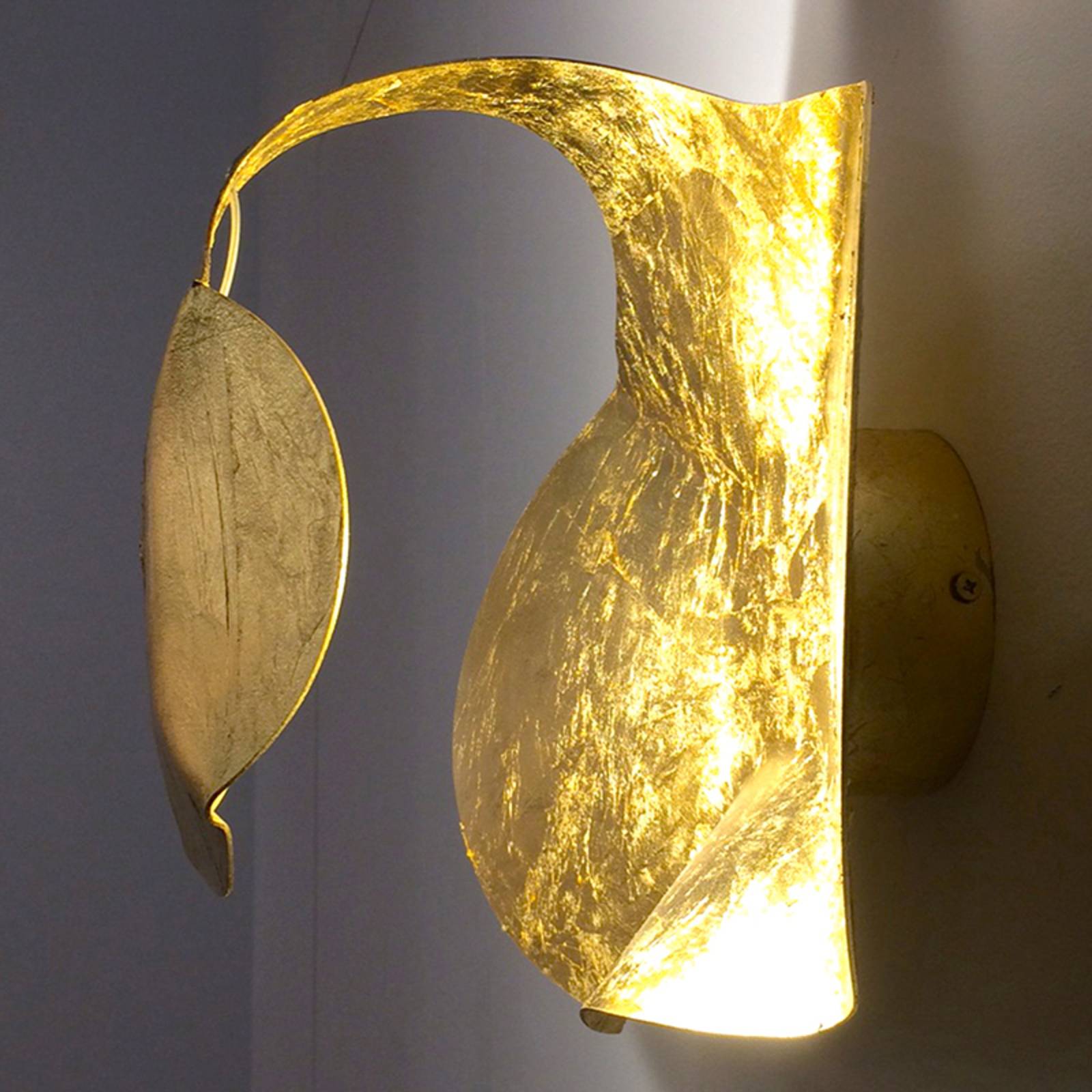 Knikerboker Gi.Gi LED-Designer-Wandleuchte, gold Knikerboker Gi.Gi LED-Designer-Wandleuchte, gold von Knikerboker