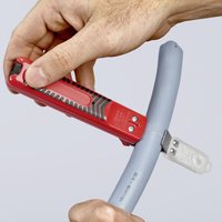 Abmantelungswerkzeug Kabelmesser mit Schleppklinge Demontagewerkzeug, Länge: 16 20 165 sb 165mm - Knipex von Knipex