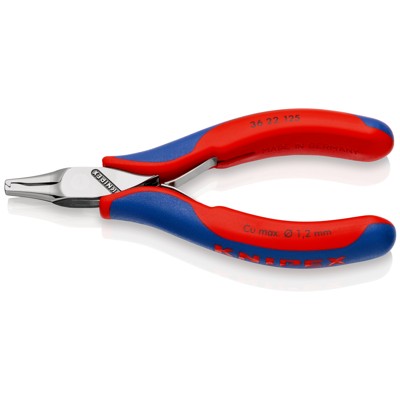 36 22 125 Elektronik-Bestückungszange mit Mehrkomponenten-Hüllen 125mm von Knipex