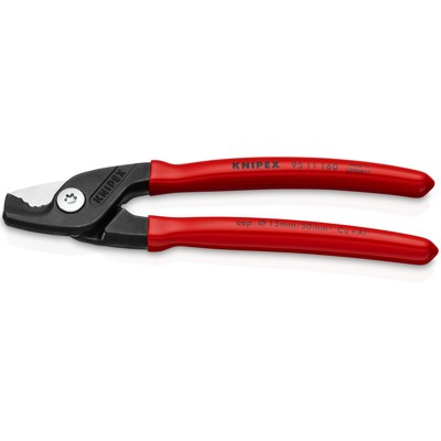 95 11 160 Kabelschere mit Stufenschnitt mit Kunststoff überzogen brüniert 160mm von Knipex
