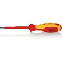 Knipex - 98 26 30 Schraubendreher für Torx®-Schrauben isolierender Mehrkomponenten-Griff, VDE-geprüft brüniert 210 mm von Knipex