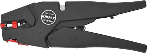Knipex Selbsteinstellende Abisolierzange 200 mm (SB-Karte/Blister) 12 40 200 SB von Knipex