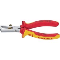 Abisolierzange L.160mm VDE verchr.2K-Hülle m.Öffnungsfeder KNIPEX von Knipex