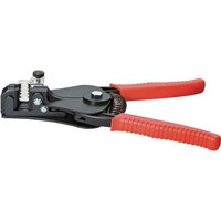 Abisolierzange L.180mm schwarz lack.Ku.-Überzug m.Öffnungsfeder KNIPEX von Knipex