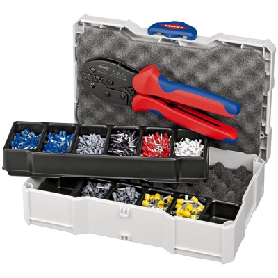 Crimp-Sortiment 97 90 23 1.201-teilig Kunststoffbox von Knipex
