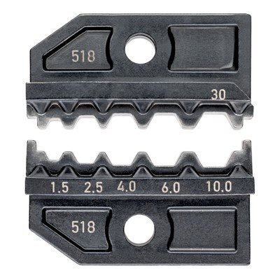 Crimpeinsatz für Crimpz. 97 49 30 Nester: 3 Hexagonal-Crimp 1,5-4mm² 15-11 von Knipex