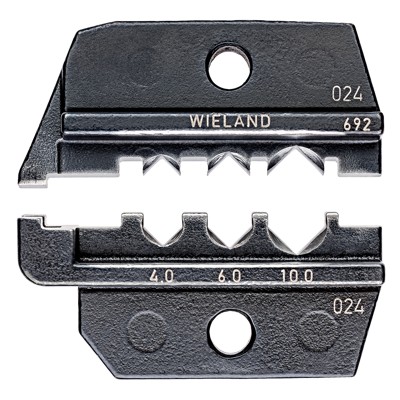 Crimpeinsatz für Crimpz. 97 49 69 2 Nester: 3 Vierkant-Crimp 4-10mm² 11-7 von Knipex