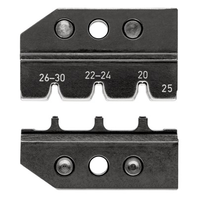 Crimpeinsatz für Crimpzange 97 49 25 Nester: 3 F-Crimp schmal 30-20 von Knipex
