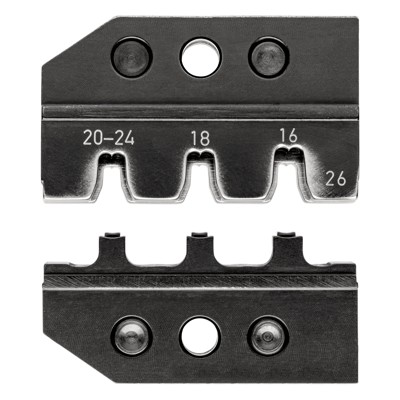 Crimpeinsatz für Crimpzange 97 49 26 Nester: 3 F-Crimp schmal 24-16 von Knipex