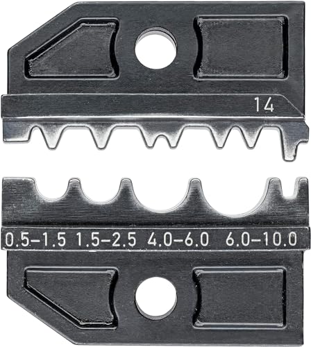 KNIPEX Crimpeinsatz für unisolierte Rohr- und Quetschkabelschuhe sowie unisolierte Stoß- und Quetschverbinder nach DIN 46341 97 49 14 von Knipex
