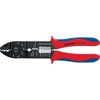 Crimpzange 0,5-6mm2 Stahl brün. f.Steckverbinder KNIPEX m.Ku.-Hüllen von Knipex