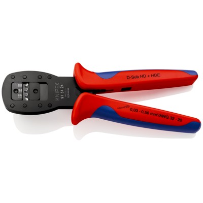 Crimpzange 97 54 24 brüniert Mehrkomponenten 0,03-0,56mm² 190mm von Knipex