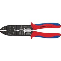 Crimpzange L.240mm schw.lackiert f.isoli.Kabelschuhe u.Steckverb. 0,5-6 KNIPEX von Knipex