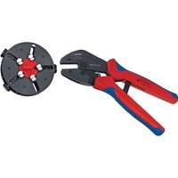 Crimpzange L.250mm m.3Wechseleinsätzen KNIPEX von Knipex