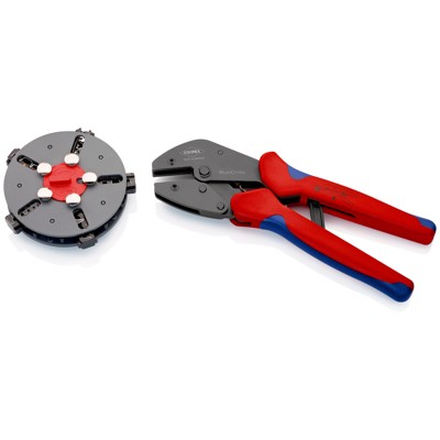 Crimpzange MultiCrimp® 97 33 02 brüniert Mehrkomp. 0,25-25mm² 250mm von Knipex