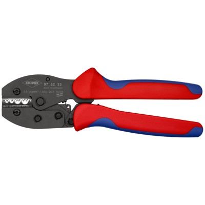 Crimpzange PreciForce® 97 52 33 brüniert Mehrkomponenten 0,5-10mm² 220mm von Knipex