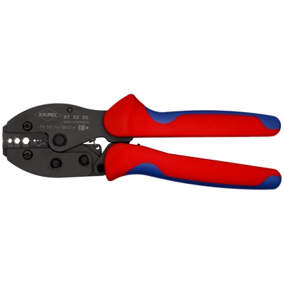 Crimpzange PreciForce® 97 52 50 brün.MK RG 58 RG 174 RG 188 RG 316 220mm von Knipex