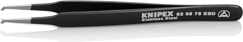 KNIPEX SMD-Präzisionspinzette Glatt Mattiert 118 mm, 92 08 78 ESD KNIPEX SMD-Präzisionspinzette Glatt Mattiert 118 mm, 92 08 78 ESD von KNIPEX