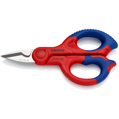 Elektrikerschere 95 05 155 SB poliert rostfrei Mehrkomponenten 155mm von Knipex