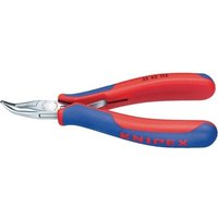 Elektronikgreifzange L.115mm pol. flach/rd.gebogen KNIPEX Mehrkomp.-Hüllen von Knipex