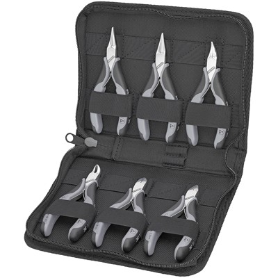 Elektronikzangen-Set 00 20 17 6-teilig Etui Elektronikzangen-Set 00 20 17 6-teilig Etui von Knipex