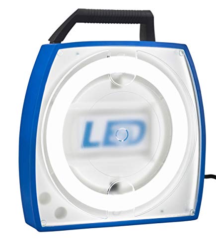 HEDI AL20LED Profi LED Arbeitsleuchte | tauschbares Leuchtmittel | 20 Watt / 2000 Lumen Leistung | 5 Meter Anschlusskabel | Lichtschalter am Gehäuse | integrierte 4-fach Steckdose | EEK A+ von HEDI