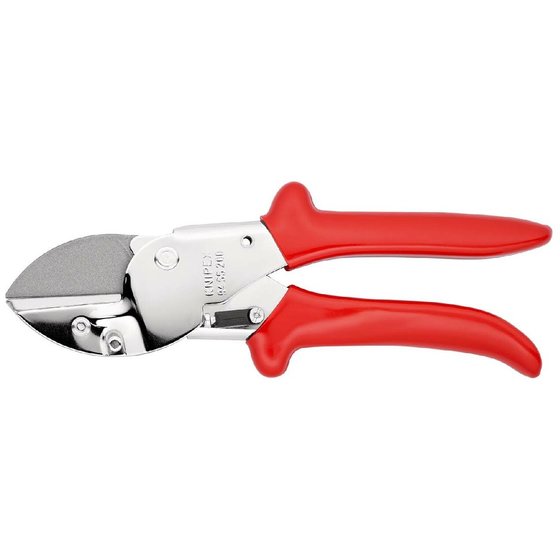 KNIPEX® - Amboss-Schere verchromt, mit Kunststoff-Hüllen 200 mm 9455200 von Knipex