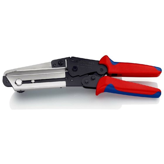 KNIPEX® - Schere für Kunststoffe auch für Kabelkanäle brüniert, mit Mehrkomponenten-Hüllen 275 mm 950221 von Knipex