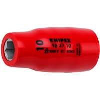 KNIPEX 98 47 10 Steckschlüsseleinsatz für Sechskantschrauben mit Innenvierkant 1/2" 54 mm von Knipex