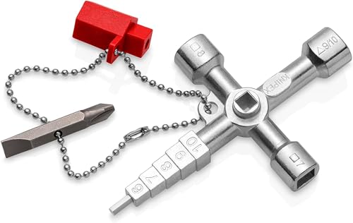 KNIPEX Profi-Key für gängige Absperrsysteme 89 mm 00 11 04 von Knipex