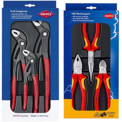 KNIPEX 00 20 09 V02 Cobra®-Paket & 00 20 12 Elektro-Paket von Knipex