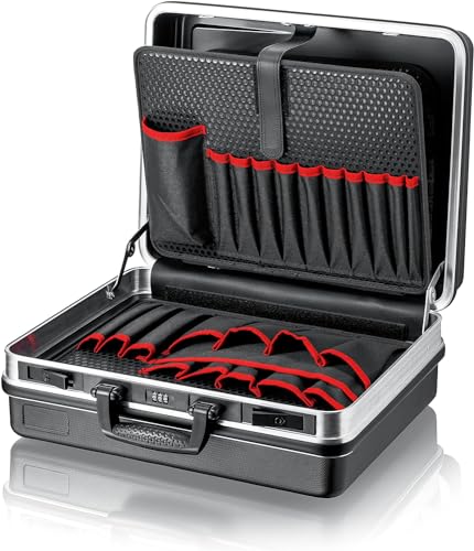 KNIPEX Werkzeugkoffer "Basic", leer, 41 Steckmöglichkeiten, 27 l Volumen, 465 x 200 x 410 mm, Werkzeugkoffer leer, Werkzeugkasten, 00 21 05 LE KNIPEX Werkzeugkoffer "Basic", leer, 41 Steckmöglichkeiten, 27 l Volumen, 465 x 200 x 410 mm, Werkzeugkoffer leer, Werkzeugkasten, 00 21 05 LE von Knipex