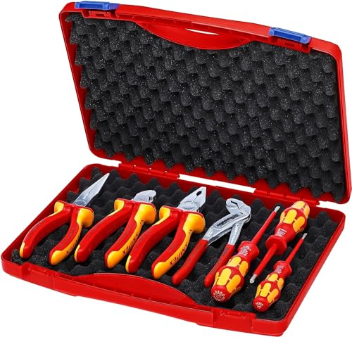 Knipex Werkzeug-Box "RED" Elektro Set 2 00 21 15 von Knipex