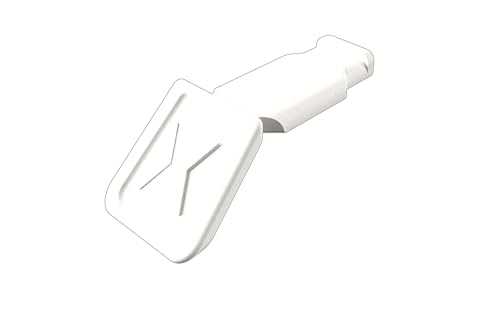 KNIPEX ColorCode Clips weiß (10 Stück) 21 mm, 00 61 10 CW von KNIPEX