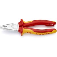 KNIPEX 03 06 180 T BK Kombizange verchromt VDE 180 mm von Knipex